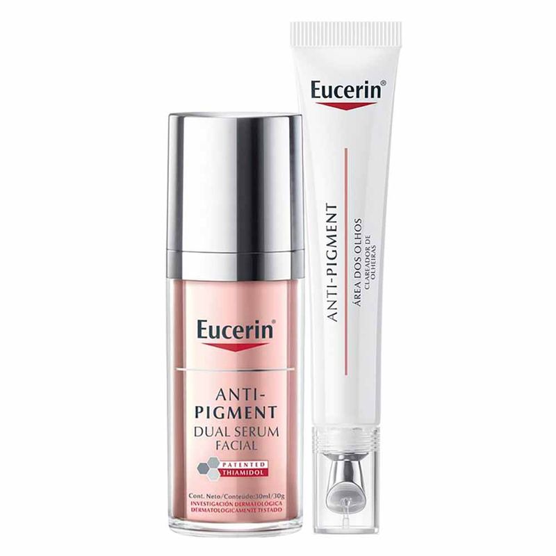 Eucerin Anti-Pigment Kit - Sérum Facial + Clareador de Olheiras para Todos os Tipos de Pele Kit