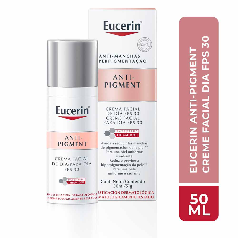 Eucerin Anti-pigment Clareador Creme Facial Dia FPS 30 50ml