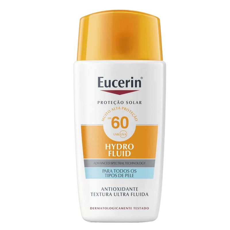 EUCERIN Protetor Solar Facial Ultra Fluido Hydro Fluid FPS 60 50ml